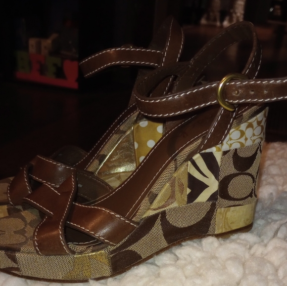 Coach wedges - Picture 4 of 4